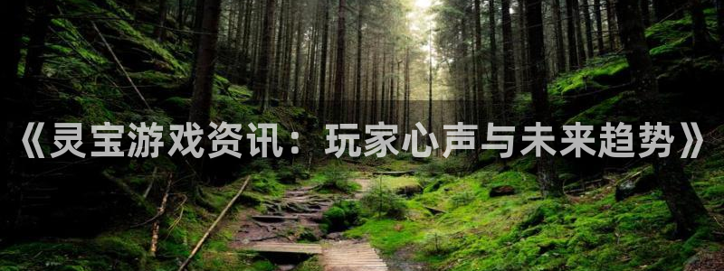 欧博娱乐平台登录：《灵宝游戏资讯：玩家心声与未来趋势》