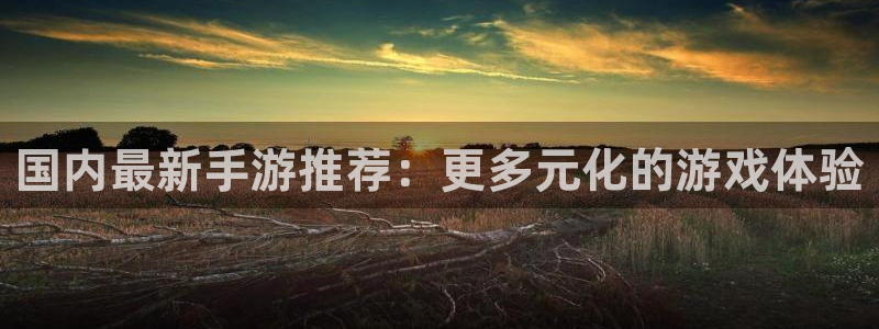 欧博娱乐平台登录线路：国内最新手游推荐：更多元化的游戏体验